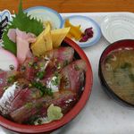 相浜亭 - アジの漬け丼　\600
