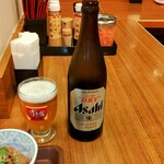 すき家 - ビール(中瓶)　480円