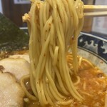 Ramen Tono - 麺アップ
