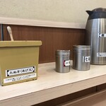 そばの神田 東一屋 - コンディメンツ。