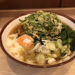 そばの神田 東一屋 - アサソバビンボー！　
      朝そば＋春菊天！