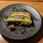 Wine Terrace Yu-me - 鯵と焼き茄子900円