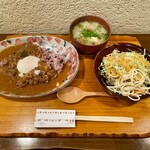 木熊家 - キーマカレーセット