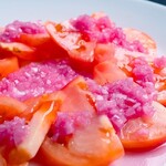 焼肉名菜 晋州 - トマトサラダ
