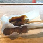 諏訪のおやつ処 - 味噌こんにゃく＆玉こんにゃく