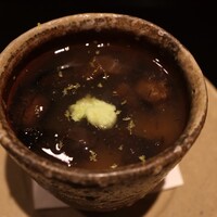 室町 和久傳 - 茶碗蒸し香茸雲子