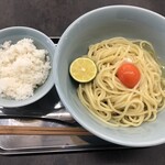 自家製麺 40 STAND - 料理写真:ＴＫＭと白飯