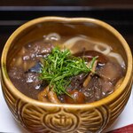 よし町 - 2023.11 天然茸うどん（ハナイグチ、香茸、ムキタケ、なめこ、さくらしめじ）