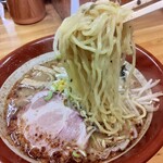 ラーメン網走大将 - モチモチ中太麺