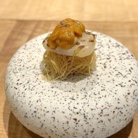 炉端イタリアン ICORIBI 堂島 - 帆立雲丹ガダイフ