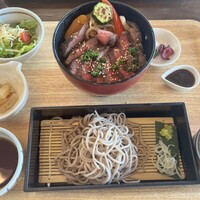 御曹司きよやす邸 鎌倉プリンスホテル店 - 蕎麦とステーキ丼御膳