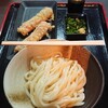 シラカワ - ネギ醤油うどん(小・冷)と、たこちくわ天