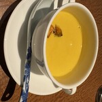 ホテル華の湯 - 黒皮かぼちゃのすりおろしスープ