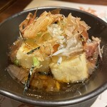 Sakana To Sake Hanatare - お通しの揚げ出し豆腐、最高！