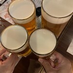 魚と酒 はなたれ - ビールでカンパーイ