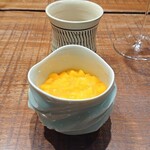 傳 - 柿 タピオカ ラム酒のアイス