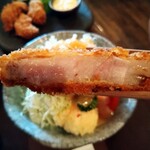 とんかつ ますいや - サクッと揚げられたリブロース