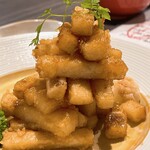 龍のかくれんぼ - 長芋バターしょう油焼②