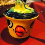 オステリアエンメ - 2013年11月　お砂糖いれ　かわいい