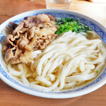 手打ちうどん ぶれーど・う - 肉うどん