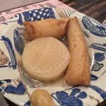 焼酎・旬彩料理 居酒屋CHIKO 美野島店 - おでんおいしいじゃん。ジャンクなタルタルもおいひー。