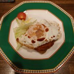 焼酎屋 - ある日の晩酌セット　ハンバーグ