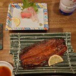 焼酎屋 - ある日の晩酌セット　お刺身＆蒲焼