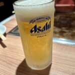 お好み焼き来たろう - 生ビール ¥530