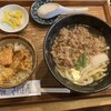 ひろ舞 - 料理写真:肉うどんとミニ天丼セット@950円