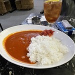 ルノアール - 赤カレーセット（アイスレモンティー）1,100円