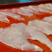 カニとフグの専門店 福島かにふぐ家 - とらふぐてっさ   お味はGood，出来ればまあるく並べてほしいかった