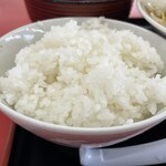 ラーメン もっけだの - 『朝食セット(ラーメンニンニク野菜マシマシ)』のライス