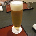 まずは生ビール！