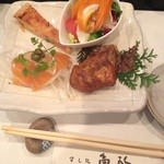 魚陶 - フレンチのような前菜の盛り合せです。