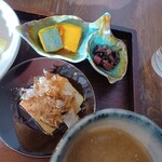 coffee ali MASSE - 小鉢と味噌汁