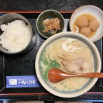 一滴八銭屋 - 定食のライスが正解！ご飯とスープの相性抜群！