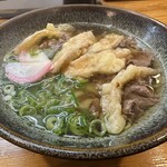 葉隠うどん - 肉ごぼううどん680円