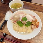 Chuuka Soba Nika - しじみ昆布水つけ麺特製塩1,450円