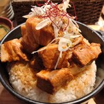 Kakunidonseｎmonten kakuton - 角煮丼肉増し、ご飯増し増しアップ