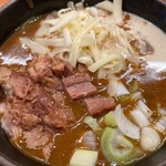 ZEYO. - 「つけクリーミーカレーうどん(770円)」、「大盛り(100円)」、「肉増し(250円)」