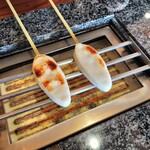 阿部蒲鉾店 - 笹かまセルフ焼き