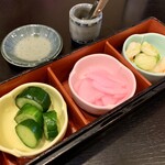 やはらか とんかつ綾 - お漬物