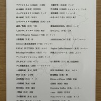 レフェルヴェソンス - メニューにある材料の提供者