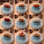 本格江戸前鮨ザギンでシースー 三宮横丁 - 10貫コース特上