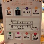 本格江戸前鮨ザギンでシースー - お店がある三宮横丁の案内図