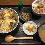 Washoku Youshoku Izuya - Aランチ　うな玉丼　800円