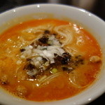 中国四川料理石林 - 交流のある陳健一氏の父、陳健民氏が考案した日本人向け～！中国式のお茶碗一杯分。