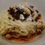 中国四川料理石林 - 汁なし坦々麺！本式のお茶碗一杯分。ラー油と花椒で舌が痺れます＾＾