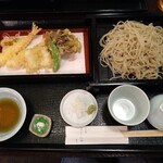 手打蕎麦 よしみや - 極上天せいろ（大盛）