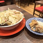 Champon Tei Souhonke - スペシャルちゃんぽんの野菜スペシャルと唐揚げ